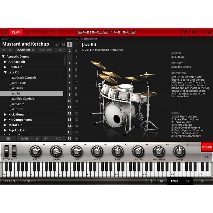 IK Multimedia iRig Keys PRO + SampleTank 3 produceer set, Overige merken, ., Nieuw, Midi-aansluiting
