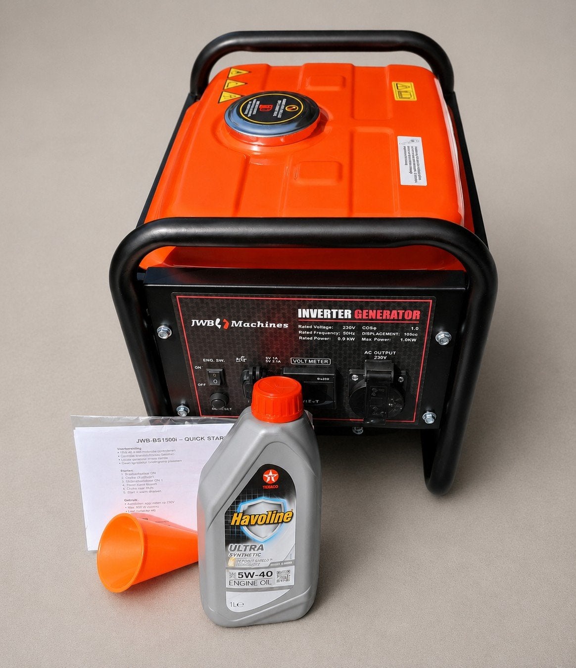 Noodstroom inverter aggregaat / generator, Ophalen of Verzenden, Nieuw, Minder dan 5 kVA, Benzine