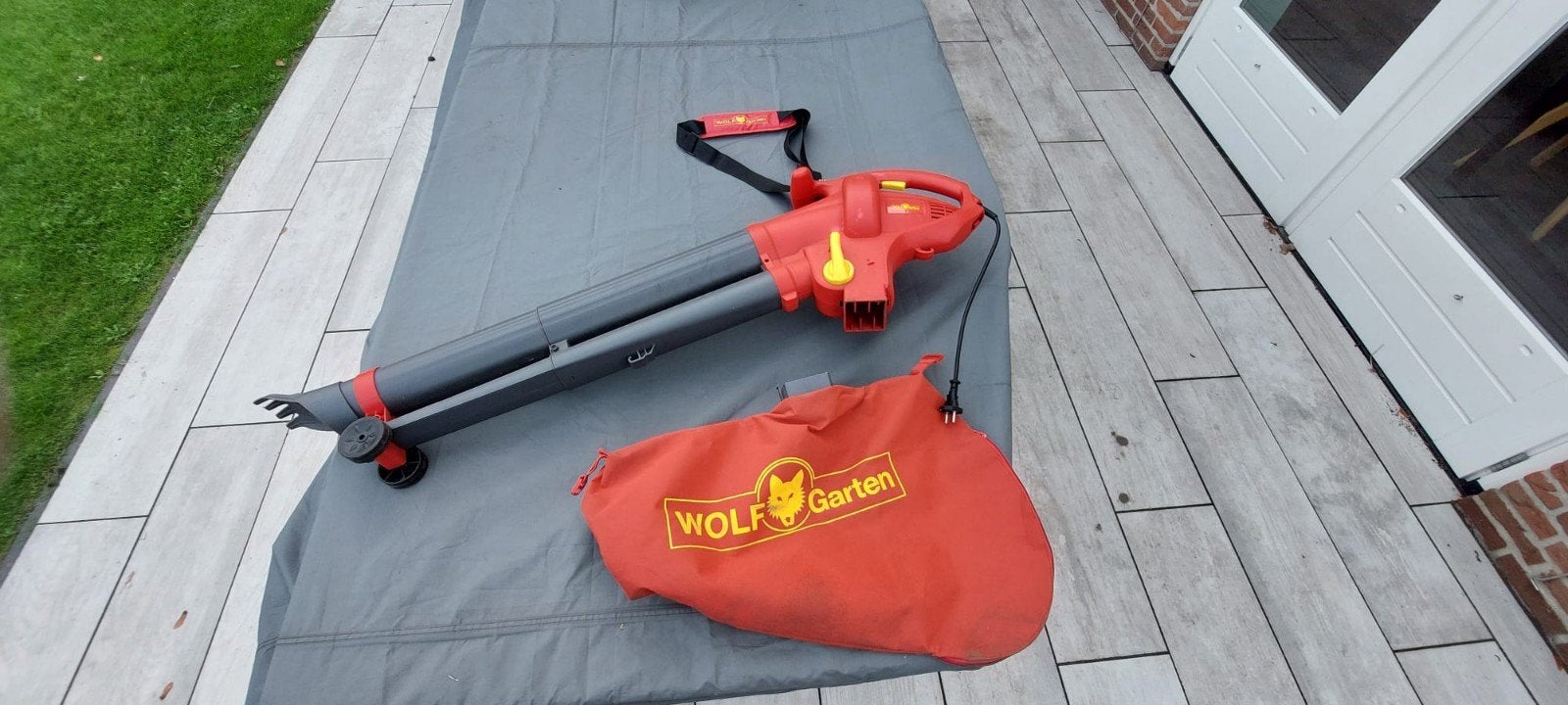 Wolf Garten LBV 2600 E Bladblazer/Bladzuiger met zak, Ophalen, Wolf Garten, Met opvangzak, Handgedragen