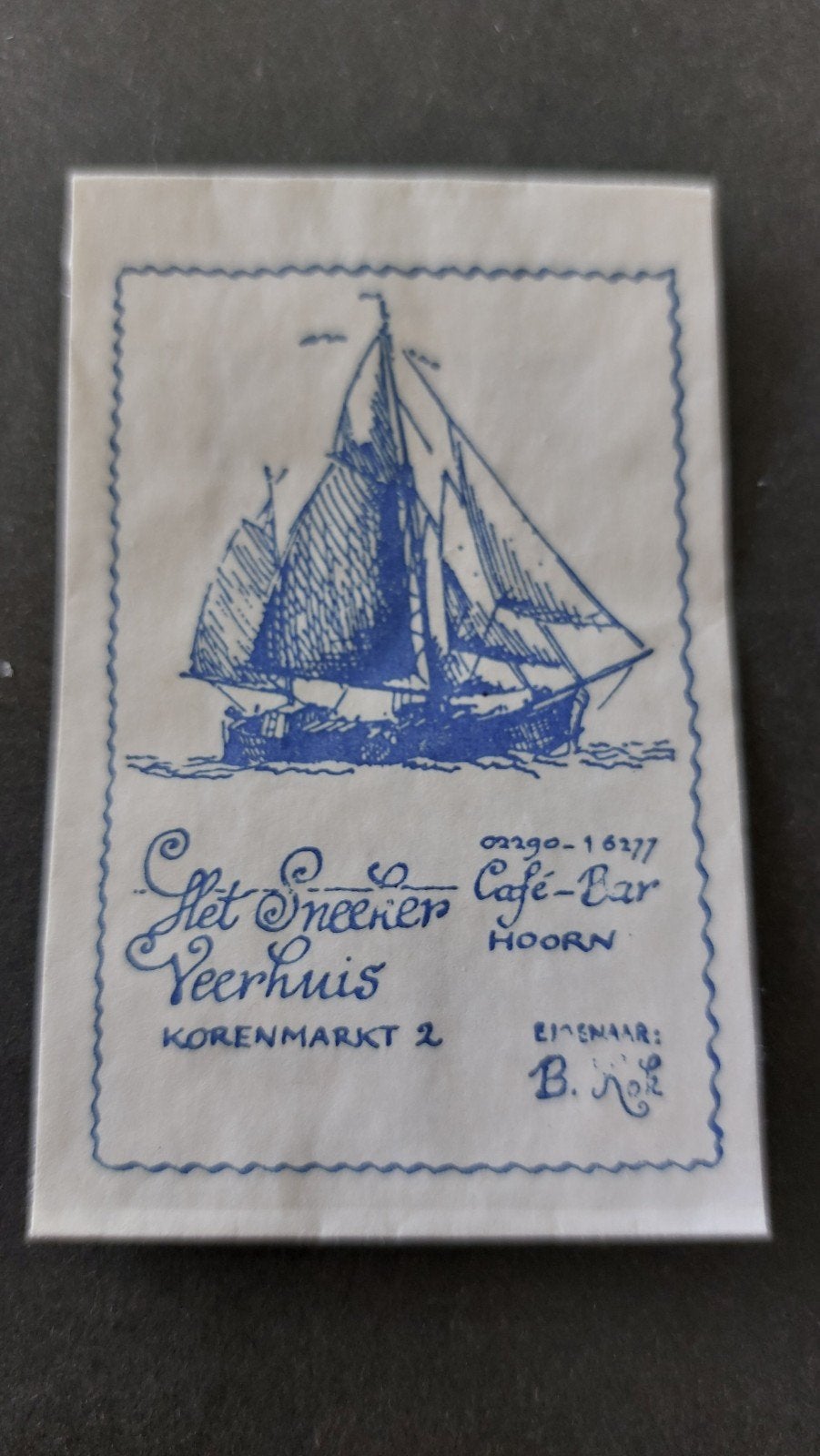 Hoorn, Het Sneeker Veerhuis, café bar, Ophalen of Verzenden, Nederland
