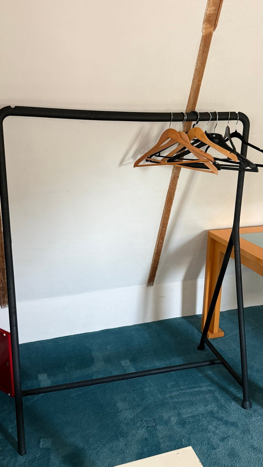 Kledingrek zwart - stevig en modern, Kleding | Dames, Kledingrekken, Ophalen of Verzenden, Gebruikt