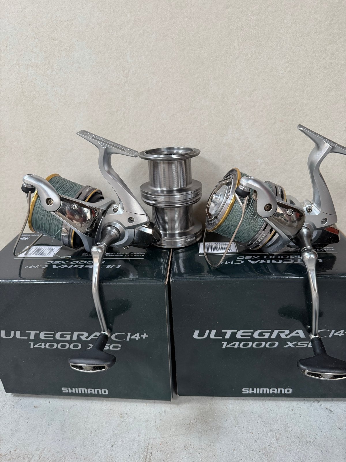 2x Shimano Ultegra 14000 XSC C14+ Big Pit Molens, Ophalen, Zo goed als nieuw, Molen
