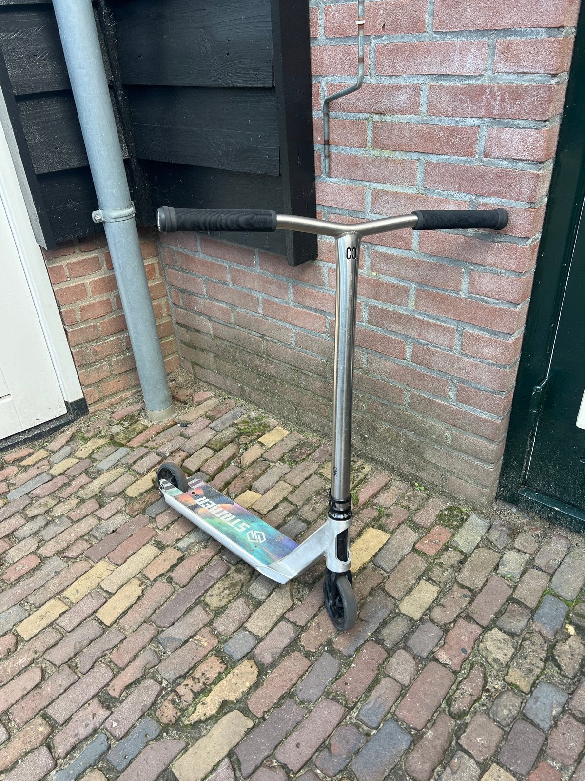 Custom pro stuntstep, Fietsen en Brommers, Ophalen of Verzenden, Zo goed als nieuw, Gewone step