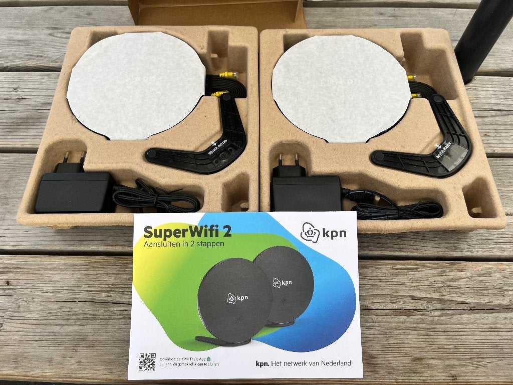 2 KPN SuperWifi punten 2.0 - Wifi Versterker, Computers en Software, WiFi-versterkers, Ophalen, Nieuw, Kpn