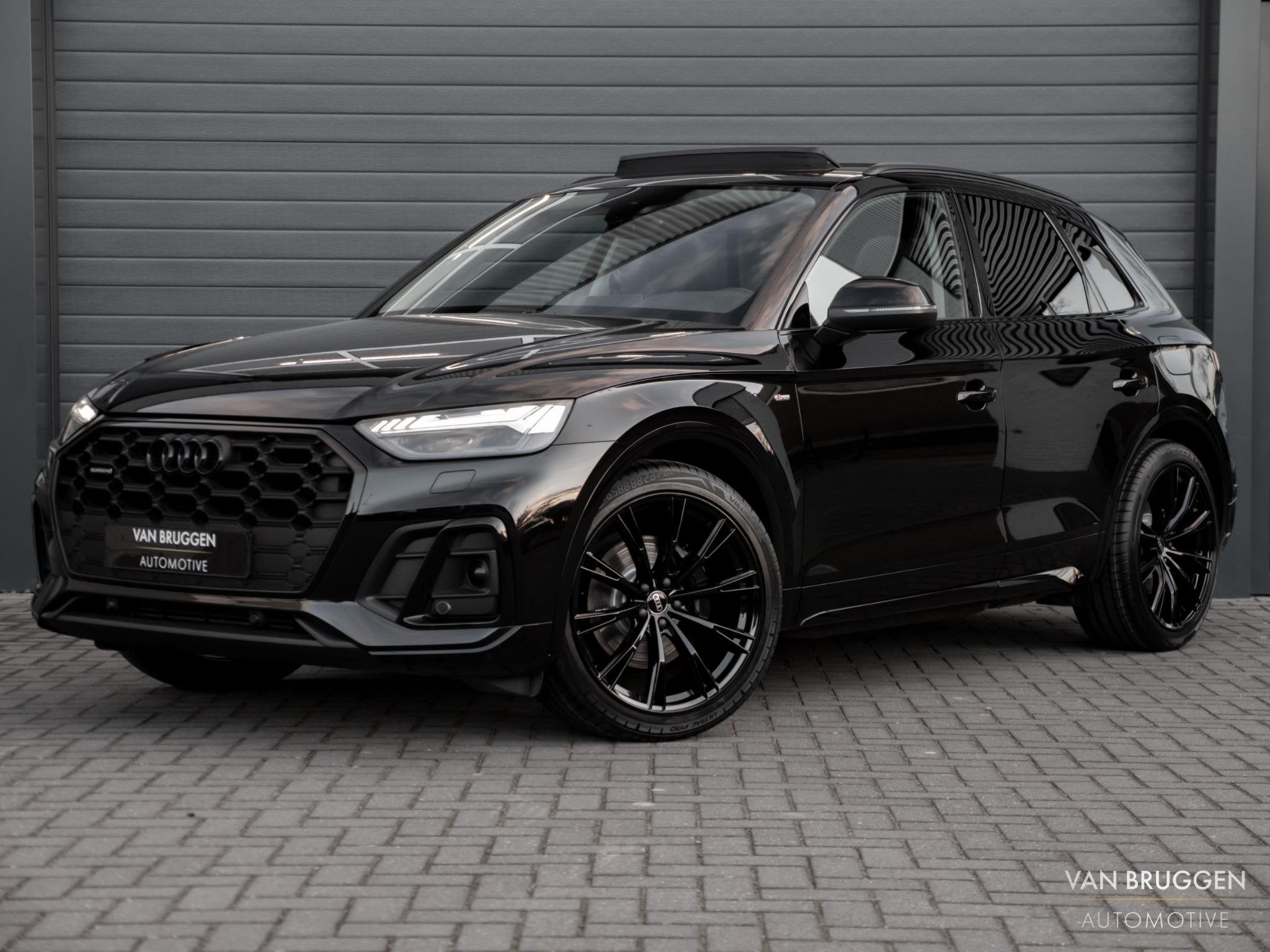 Audi Q5 50 TFSI e S-Line Pano Luchtv Massage B&O 21" BTW, Automaat, 14 kWh, Gebruikt, 4 cilinders