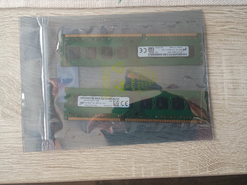 Micron DDR3 - 16GB (2 x 8GB), Computers en Software, RAM geheugen, DDR3, Ophalen of Verzenden, Zo goed als nieuw, Desktop
