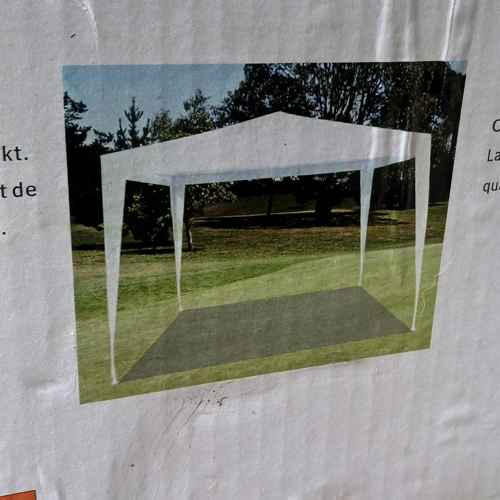 Zonder partytent alleen onderdelen/palen,, Gebruikt, Opvouwbaar, Partytent, 4 tot 6 meter