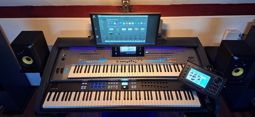 Keyboard-combinatie te koop, Muziek en Instrumenten, Keyboards, Ophalen, Gebruikt, Yamaha, Midi-aansluiting