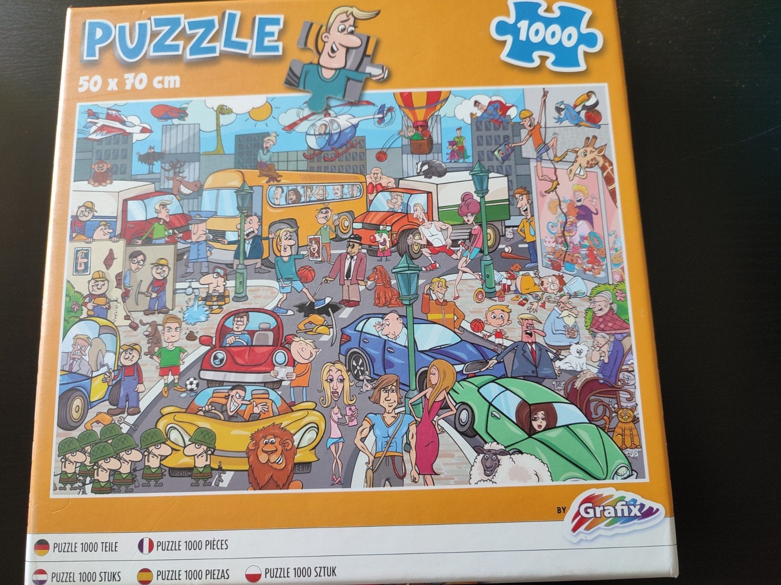 Grafix puzzel, Ophalen of Verzenden, 500 t/m 1500 stukjes, Zo goed als nieuw