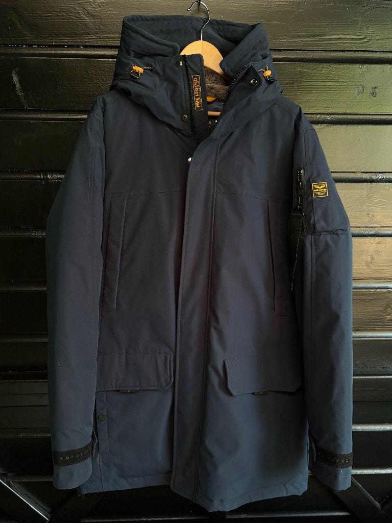 PME Legend - Ice Pilot warme winterjas Donkerblauw Large, Maat 52/54 (L), Blauw, Pall Mall PME Legend, Ophalen of Verzenden