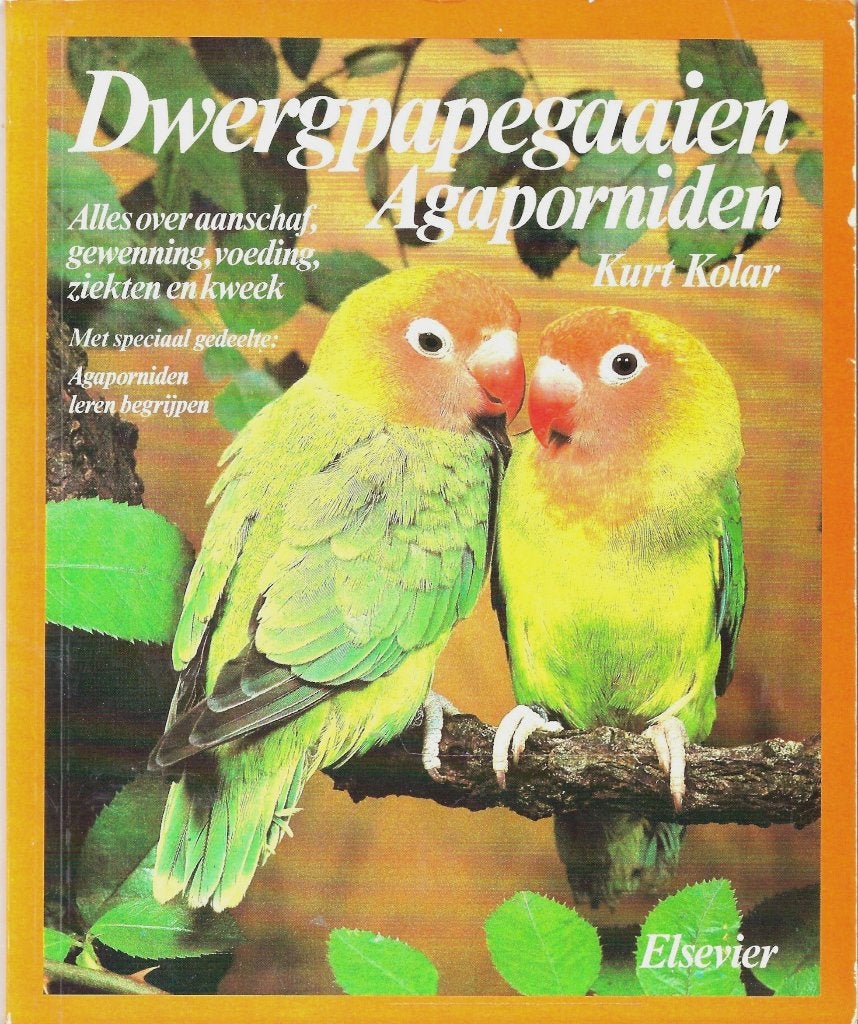 BOEK DWERGPAPEGAAIEN AGAPORNIDEN., Ophalen of Verzenden, Gelezen, Vogels, Kurt Kolar.