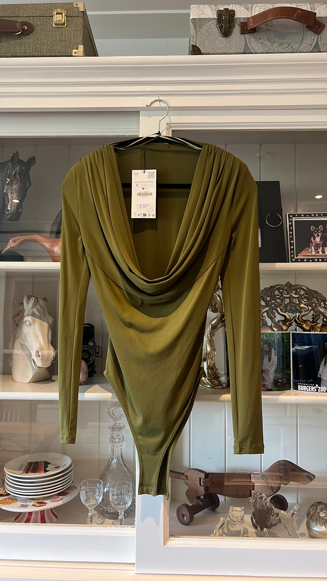 ZARA body nieuw mt S, Kleding | Dames, Nieuw, Ophalen of Verzenden, Lange mouw, Maat 36 (S)
