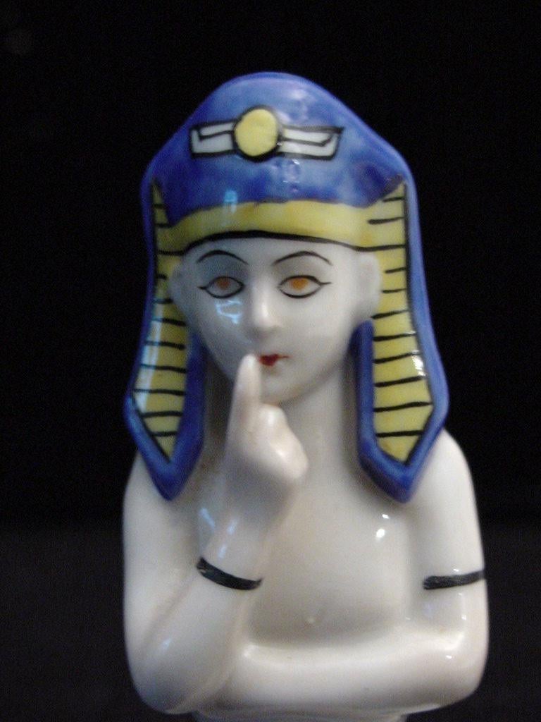 antieke half doll pharao, Antiek en Kunst, Antiek | Porselein, Ophalen of Verzenden