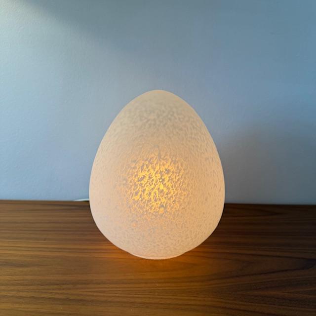 Tafellamp, egg lamp, ei lamp, Frankrijk, vintage, jr 70, Huis en Inrichting, Ophalen of Verzenden, Zo goed als nieuw, Minder dan 50 cm