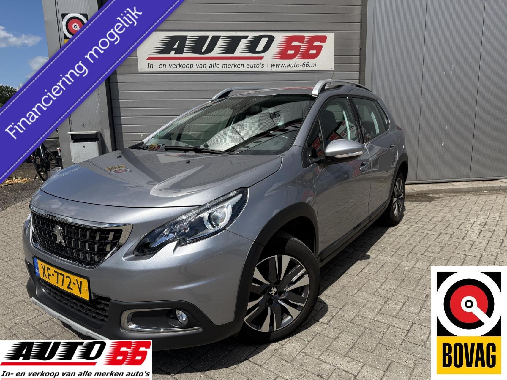 Peugeot 2008 1.2 PureTech Allure AUTOMAAT, Auto's, Parkeersensor, Stof, 1199 cc, Origineel Nederlands