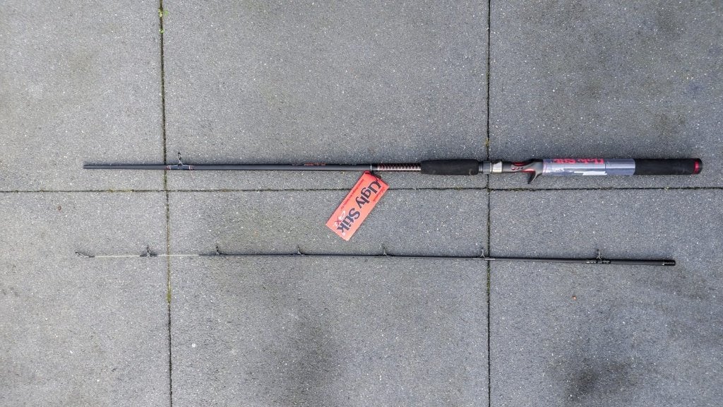 Hengel Ugly Stik 2.13 m mtr. gradient pattern red, Watersport en Boten, Hengelsport | Algemeen, Ophalen, Nieuw, Overige typen