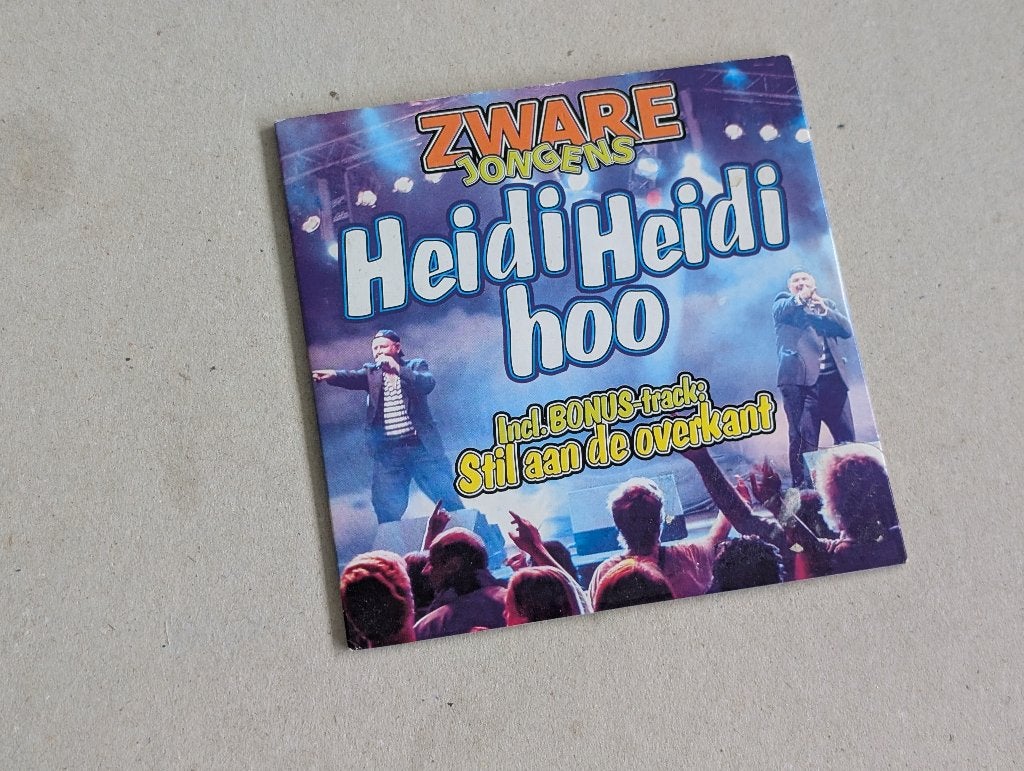 Zware Jongens: Heidi Heidi Hoo (CD single), Ophalen of Verzenden, Zo goed als nieuw, Nederlandstalig