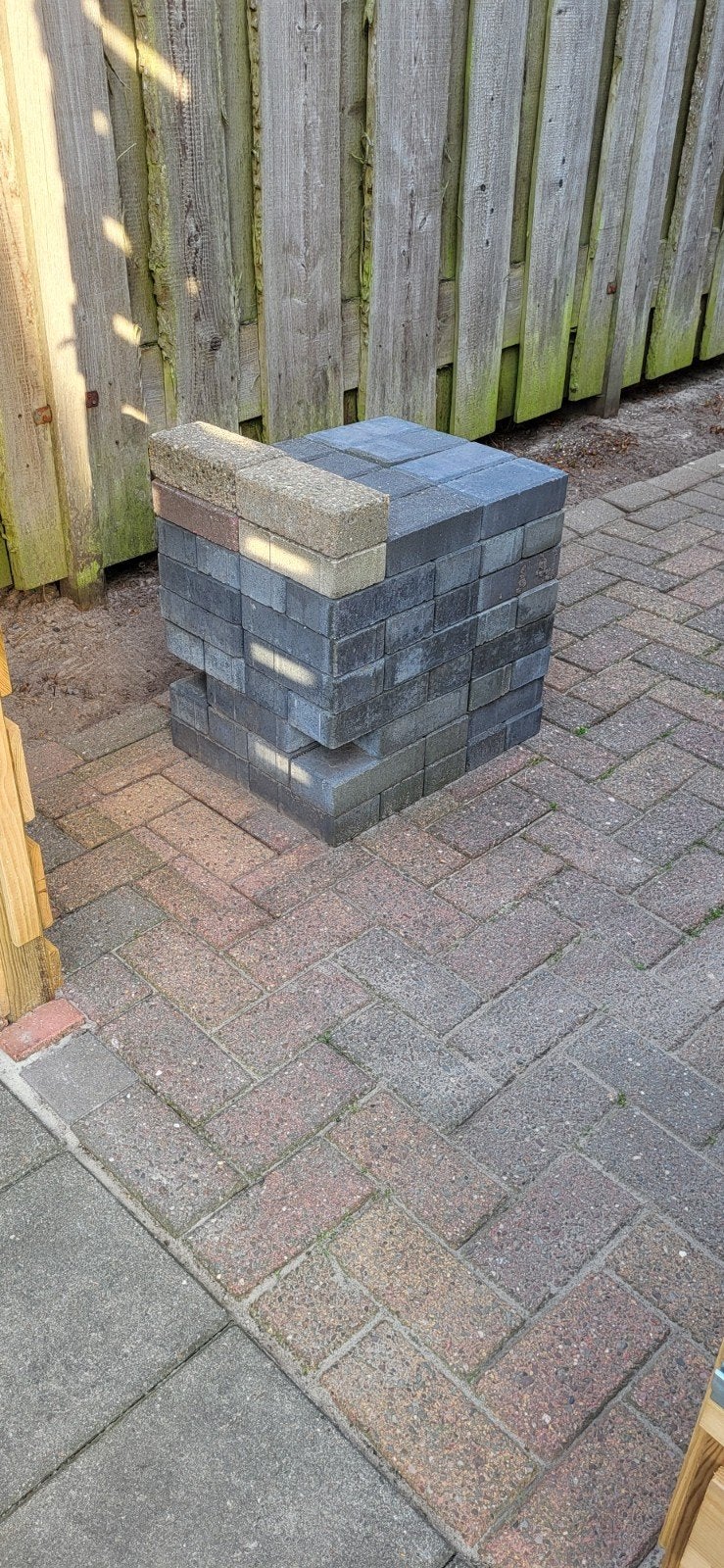 Zwarte klinkers., Tuin en Terras, Ophalen, Nieuw, Beton, Klinkers