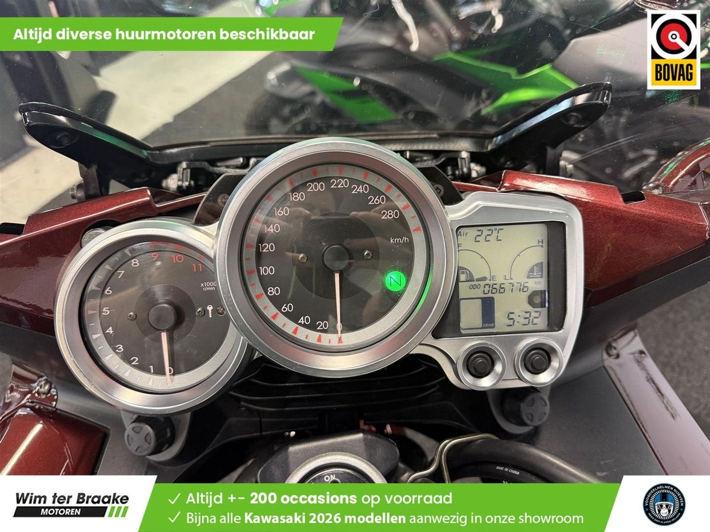 Yamaha FJR 1300A ABS (bj 2007) 66,776 km, 4 cilinders, Motorrijbewijs A, Bedrijf, Onbekend