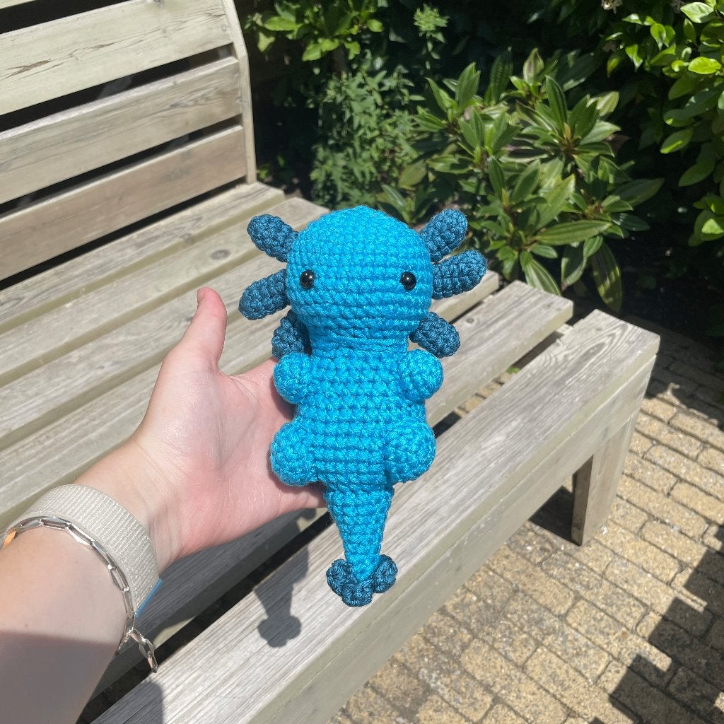 Gehaakte Axolotl, Ophalen of Verzenden, Nieuw, Overige typen, Handgemaakt