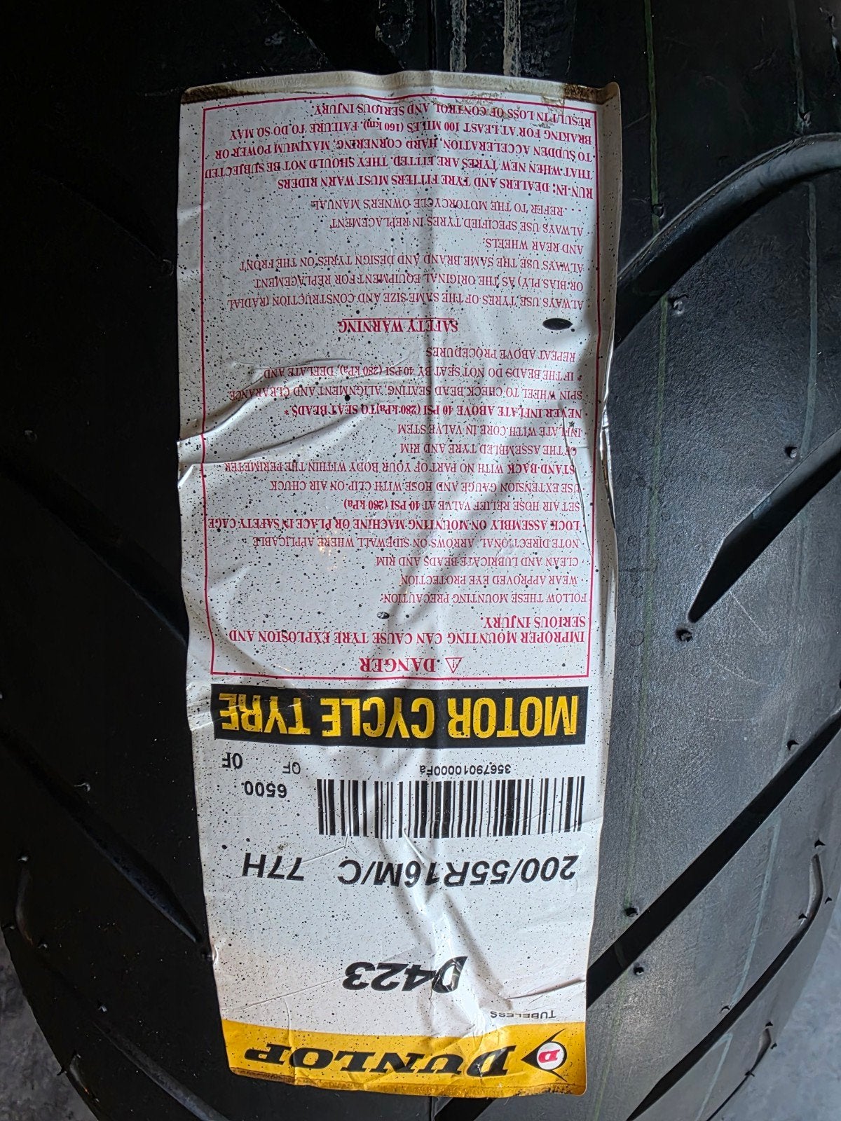 Dunlop Motorband 200/55/16 - Nieuw, Ophalen of Verzenden, Nieuw