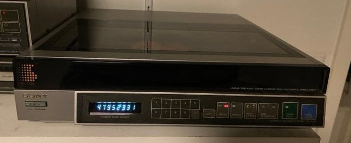 UNIEK Sony lineaire platenspeler Sony PS-FL99. Alles werkt!!, Automatisch, Ophalen of Verzenden, Zo goed als nieuw, Platenspeler