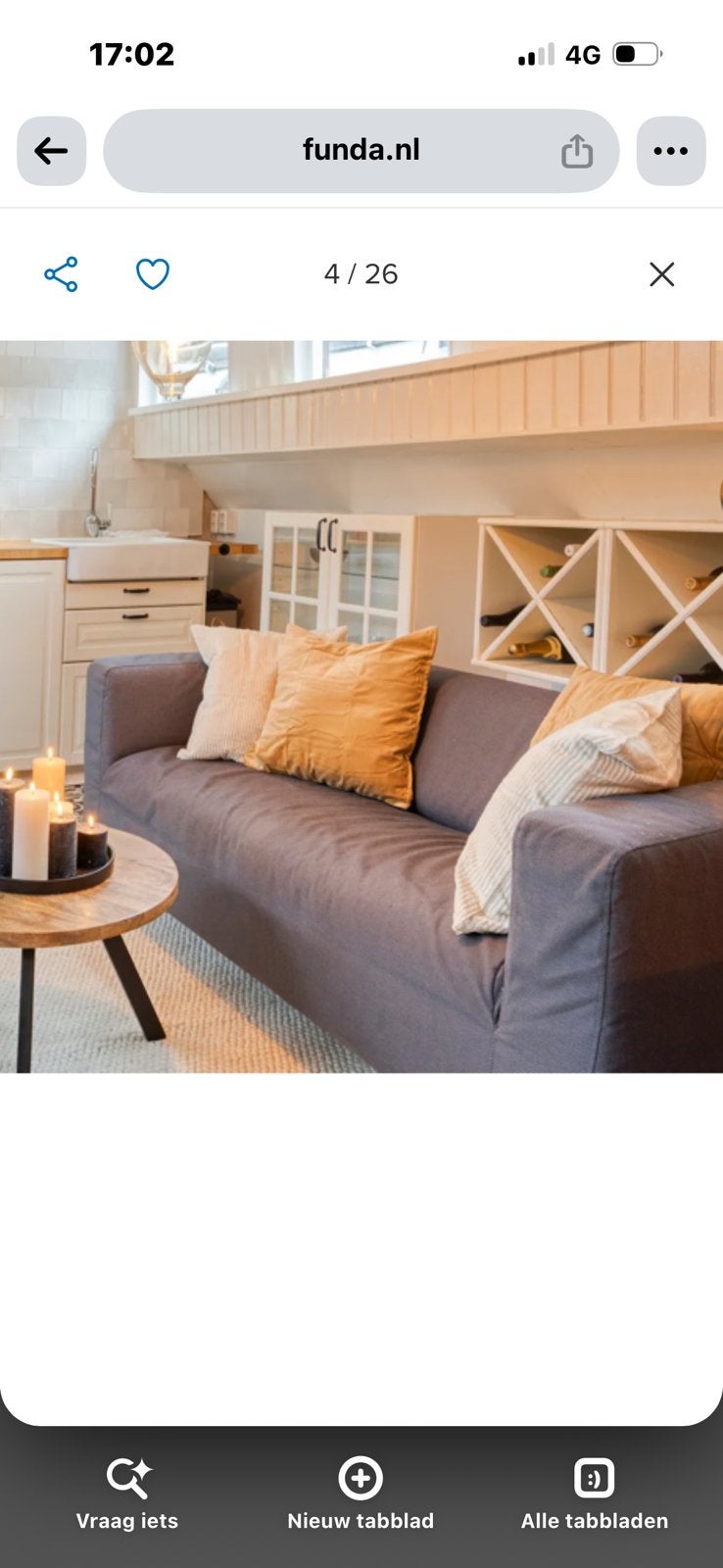 Ikea bank, Ophalen, Zo goed als nieuw, 75 tot 100 cm, Tweepersoons
