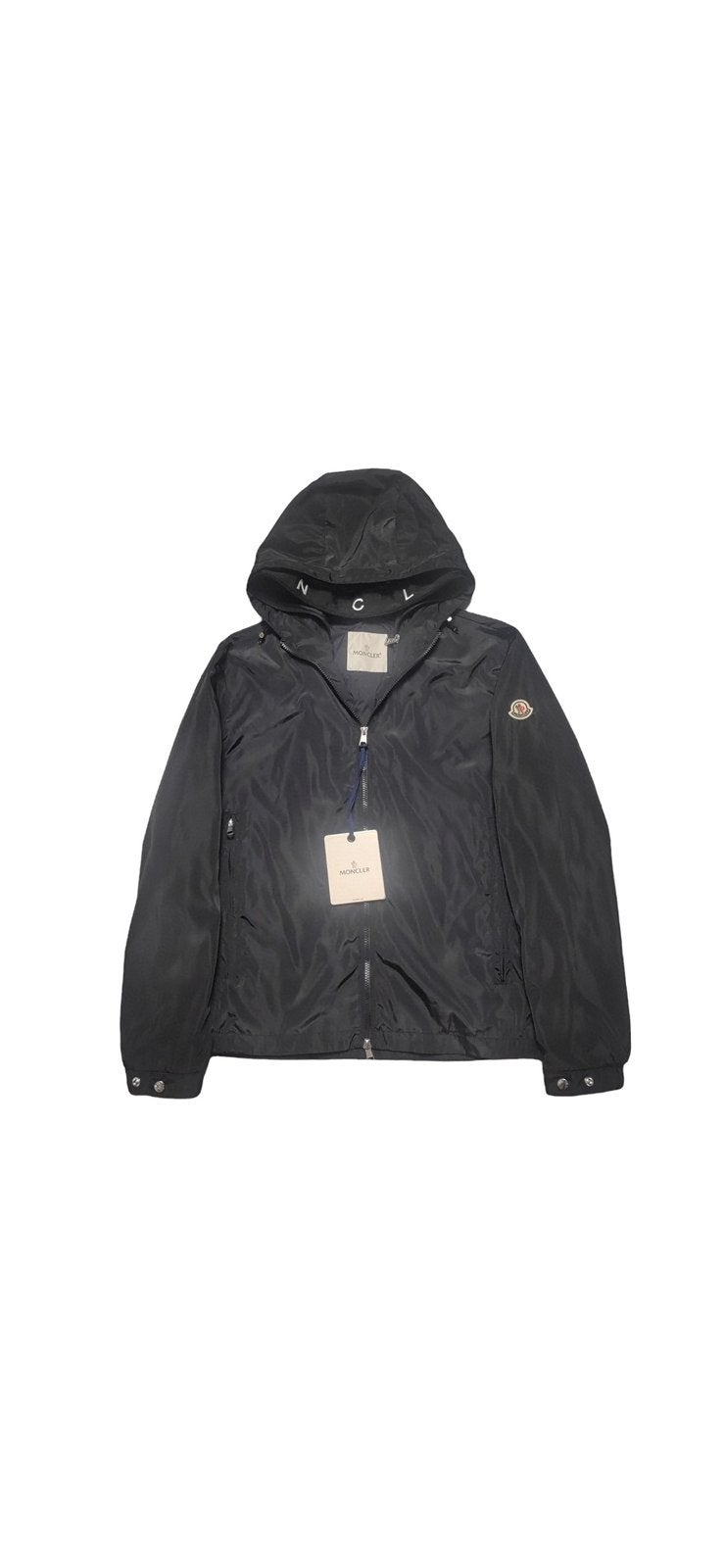 Moncler Traversier dubbele capuchon jack zwart — Maat S M, Ophalen of Verzenden, Nieuw, Overige maten, Zwart