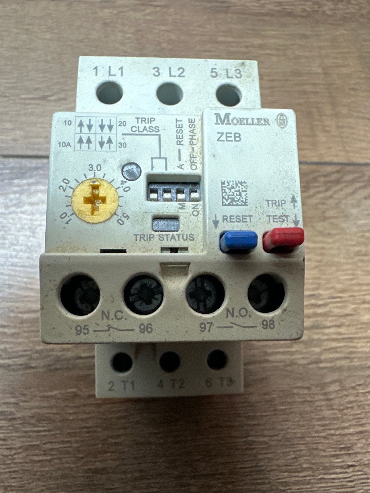 Moeller ZEB32-5/KK Thermiscsrelais 1-5A, Ophalen of Verzenden, Gebruikt, Overige merken, Relais