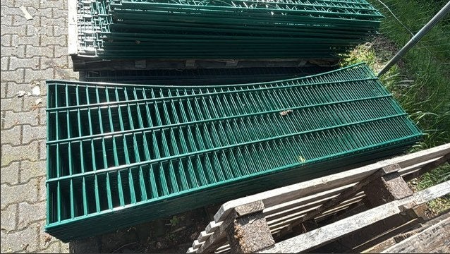 Sierhekwerk in groen, bruin en wit – diverse modellen, Ophalen, Gebruikt, IJzer, Sierhekwerk