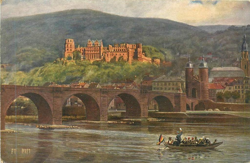 381-223-005 Heidelberg, Verzenden, Voor 1920, Duitsland