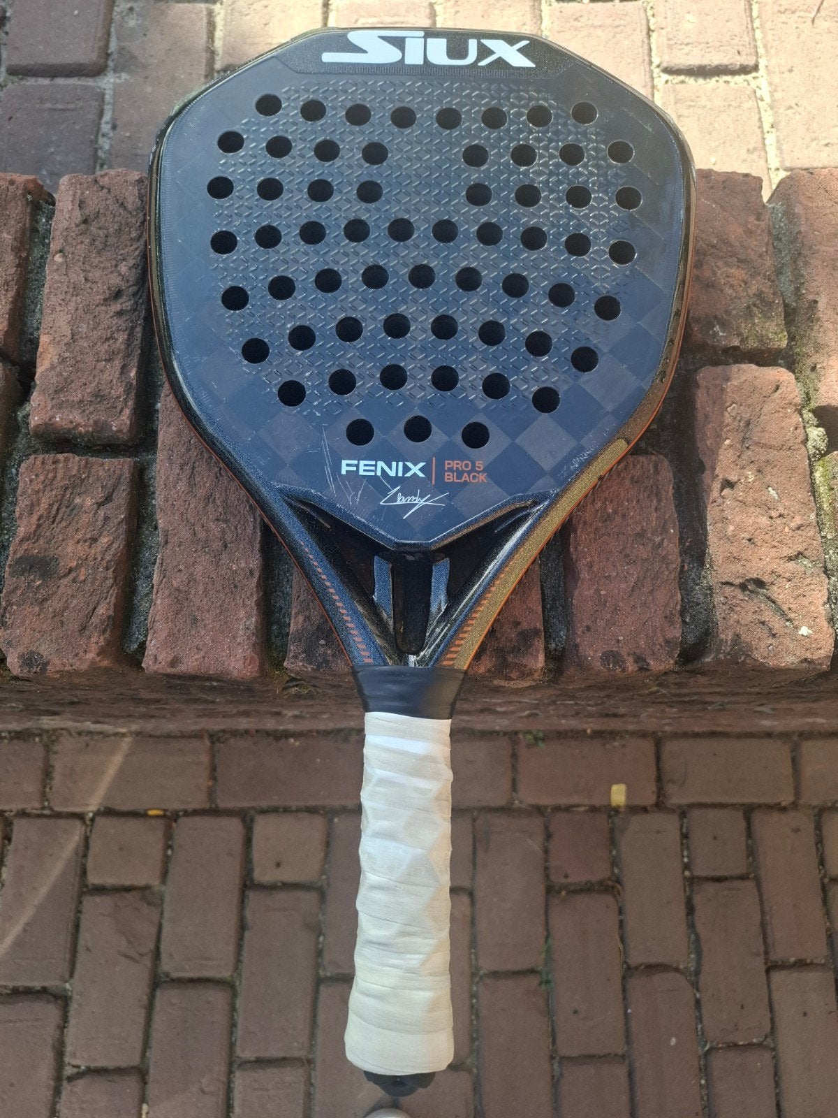 Te koop: Siux Fenix Pro Black 5, Sport en Fitness, Ophalen, Gebruikt, Padelracket