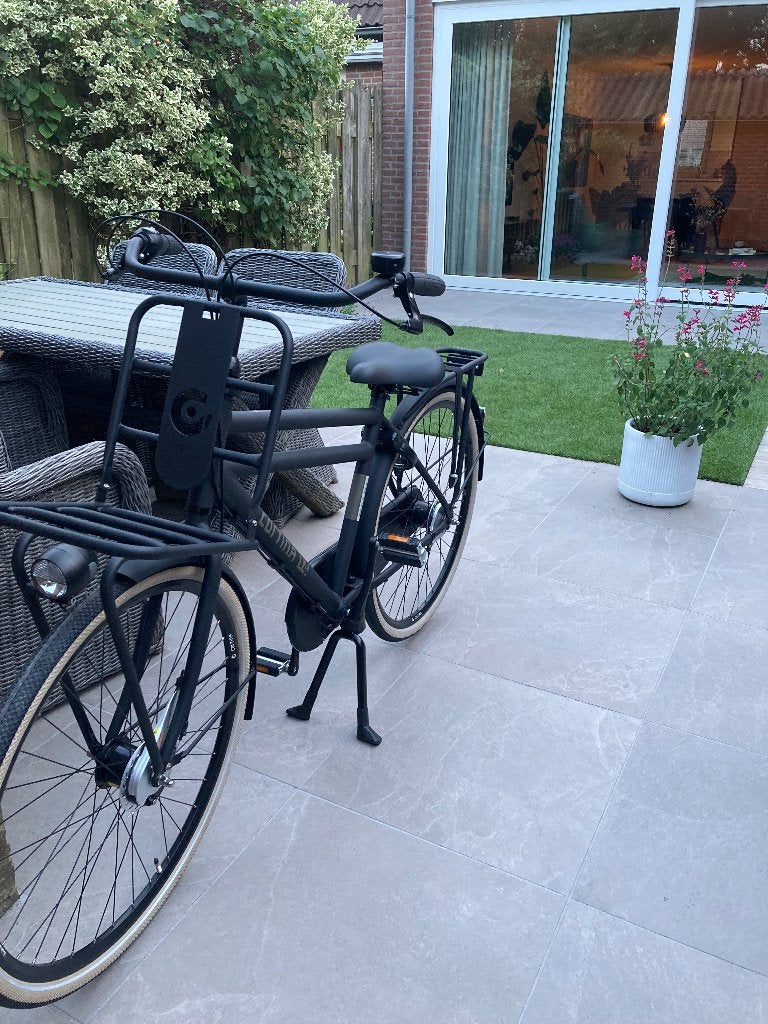 Cortina U4 Transportfiets - Zwart met mand, Fietsen en Brommers, Fietsen | Heren | Herenfietsen, Gebruikt, Versnellingen, 49 tot 53 cm