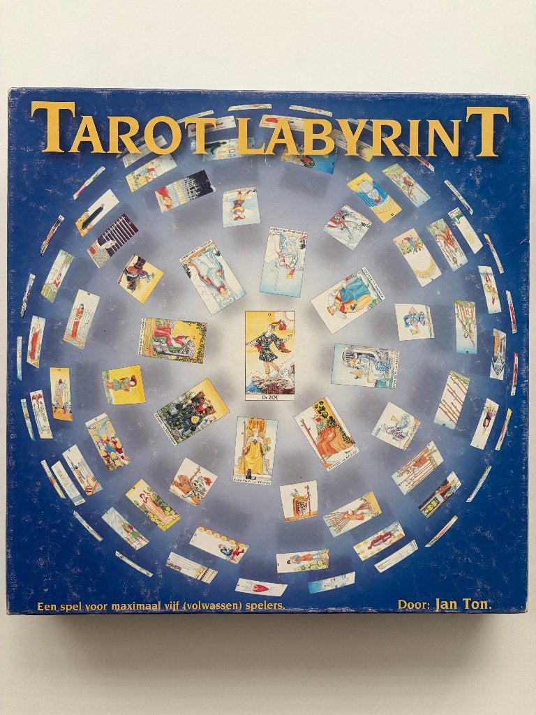 Tarot labyrint Jan ton comleet, Boeken, Tarot of Kaarten leggen, Verzenden, Overige typen, Zo goed als nieuw