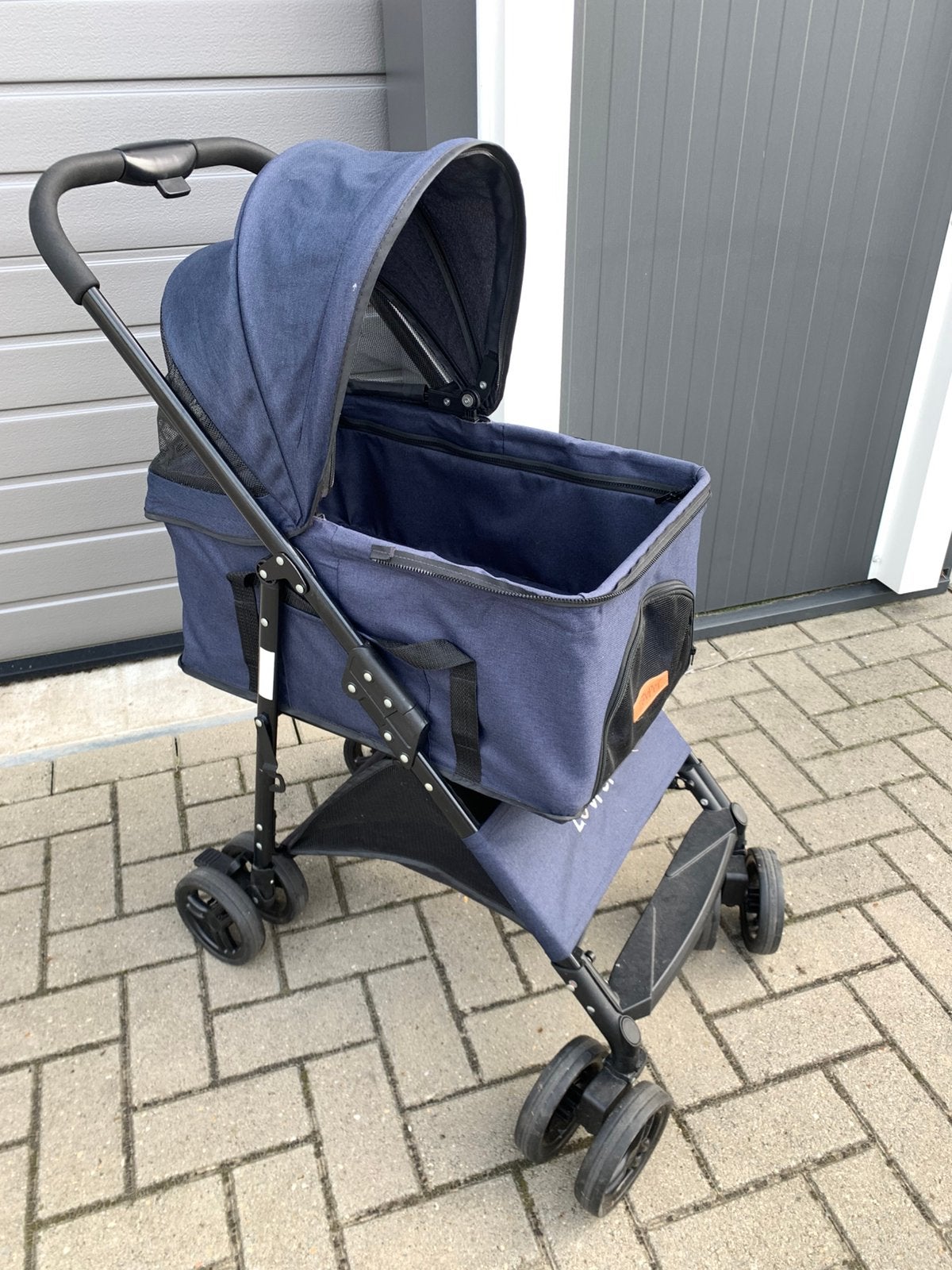 Hondenbuggy + bench voor kleine hond., Ophalen, Gebruikt