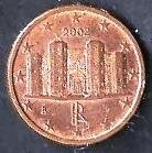 0,01 € munt Italië 2002. ADV. no.35 S., Postzegels en Munten, Munten | Europa | Euromunten, Verzenden, Italië, 1 cent, Losse munt