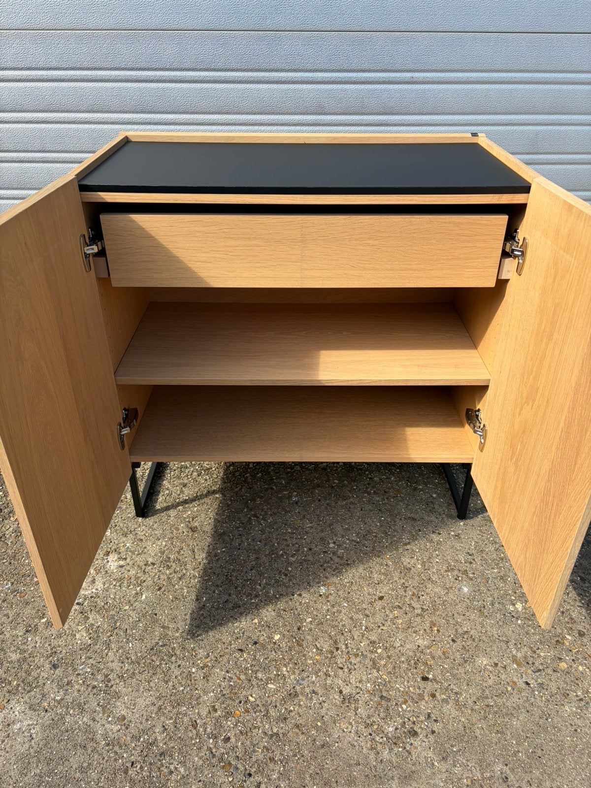 Skovby smalle dressoir 2 deurs met lade, Ophalen, ., 50 tot 100 cm, .