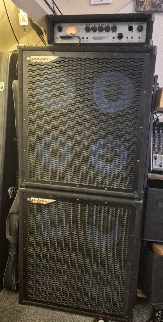 Ashdown MAG 300 Basversterker met 2 Cabinets, Ophalen, Gebruikt, Basgitaar, 100 watt of meer