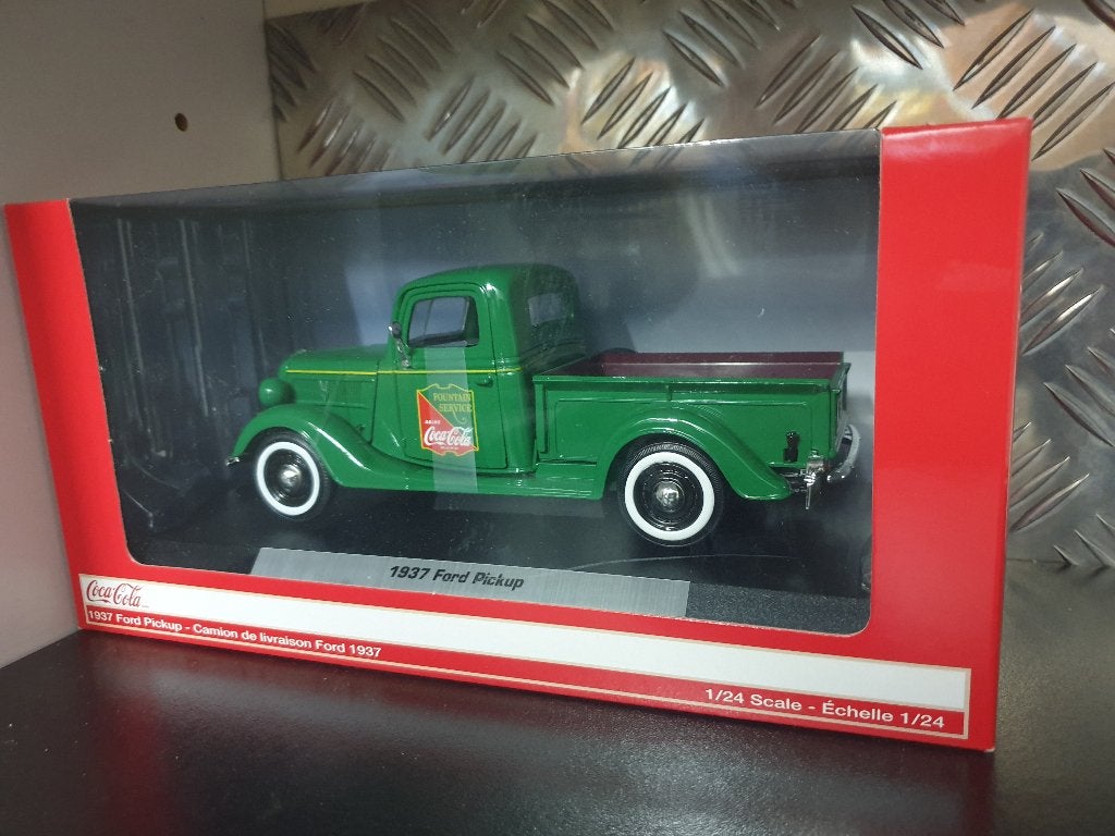 1937 Ford Pick-up Groen - Coca Cola editie, Ophalen of Verzenden, Nieuw, Auto, Overige merken