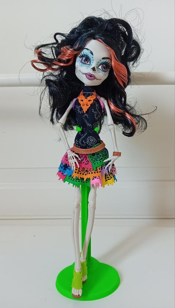Pop Monster High Skelita Calaveras Scaris City uit 2012, Ophalen of Verzenden, Zo goed als nieuw, Pop