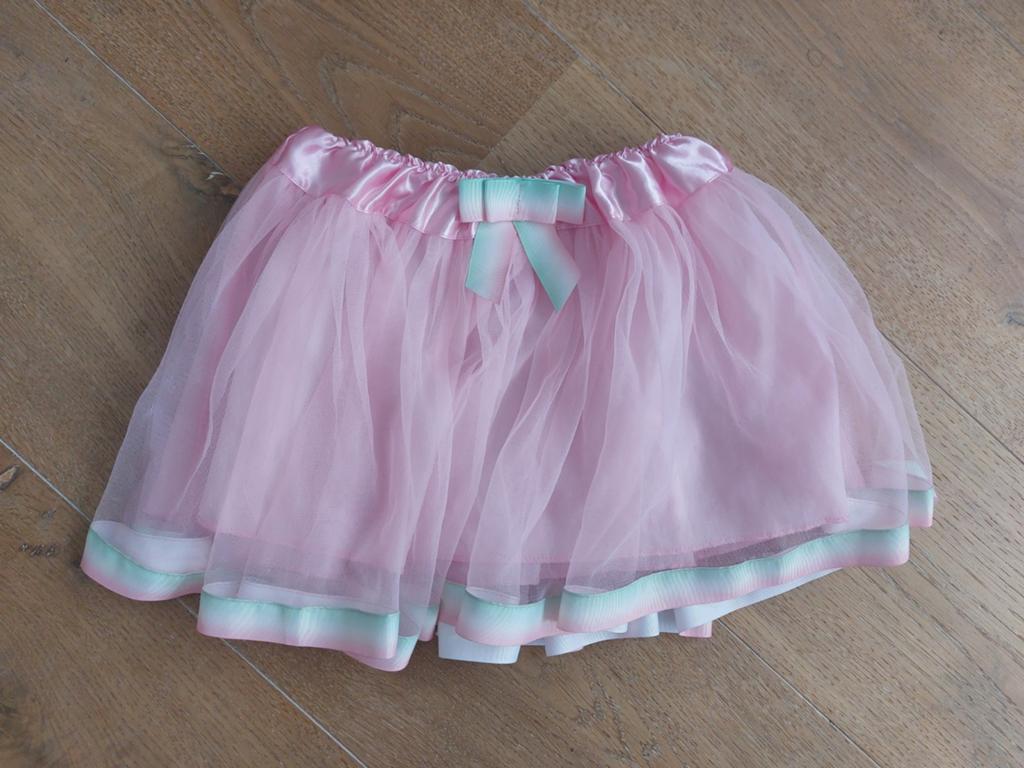 Roze tule verkleed rokje, Ophalen of Verzenden, Zo goed als nieuw, Onbekend, Meisje