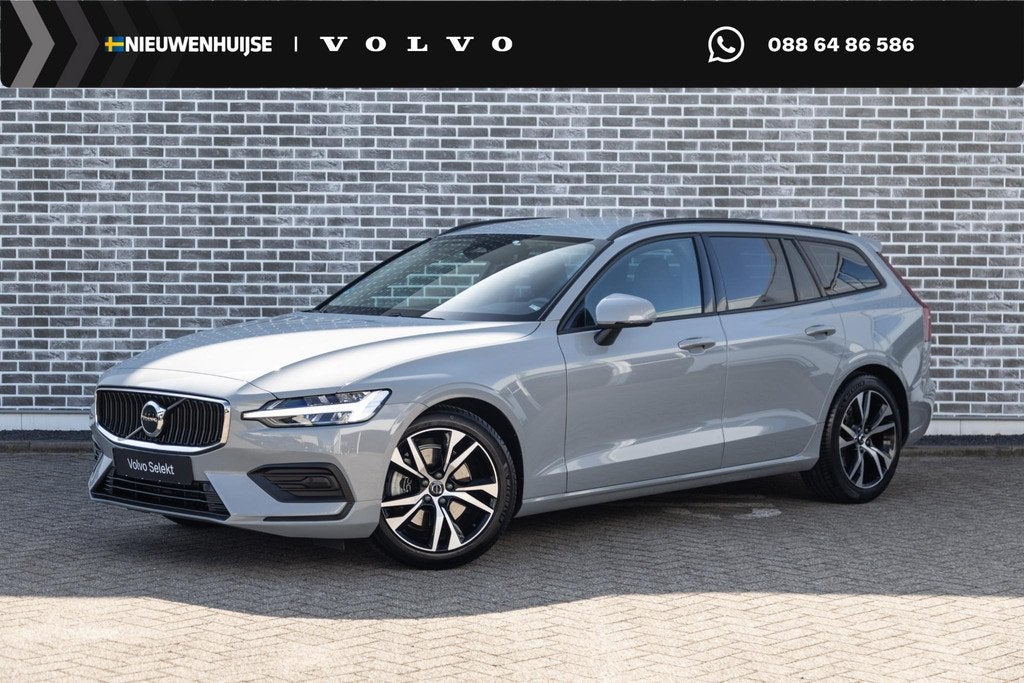 Volvo V60 2.0 B3 Essential Edition | Achteruitrijcamera | Pa, Auto's, 12 maanden, Stof, Euro 6, 4 cilinders