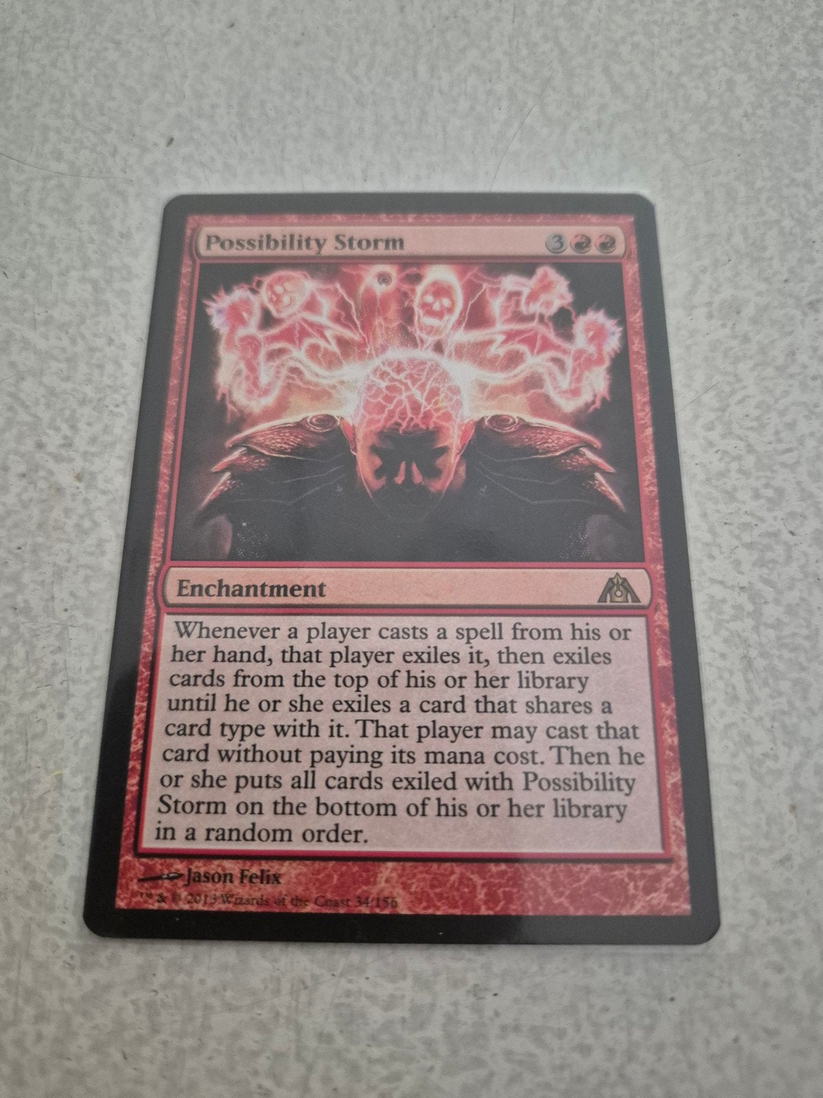 Magic the Gathering: Possibility Storm (Engels), Ophalen of Verzenden, Gebruikt, Losse kaart