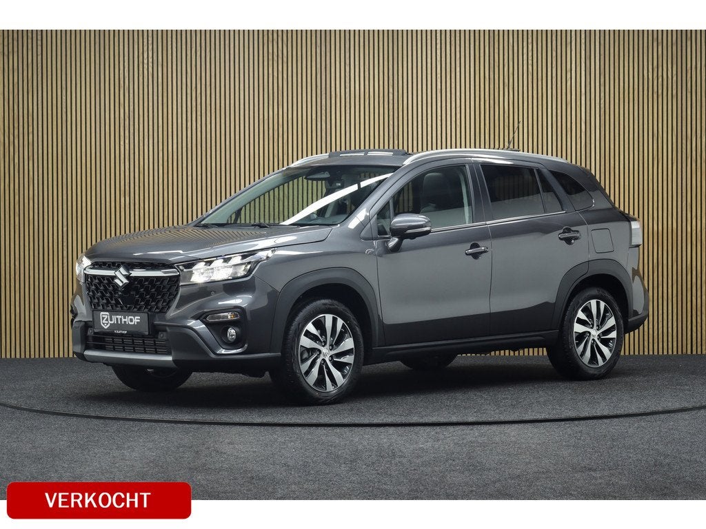 Suzuki S-Cross 1.4 Boosterjet Automaat Style Hybrid | € 3., Auto's, Suzuki, Zwart, 4 cilinders, 24 maanden, Origineel Nederlands