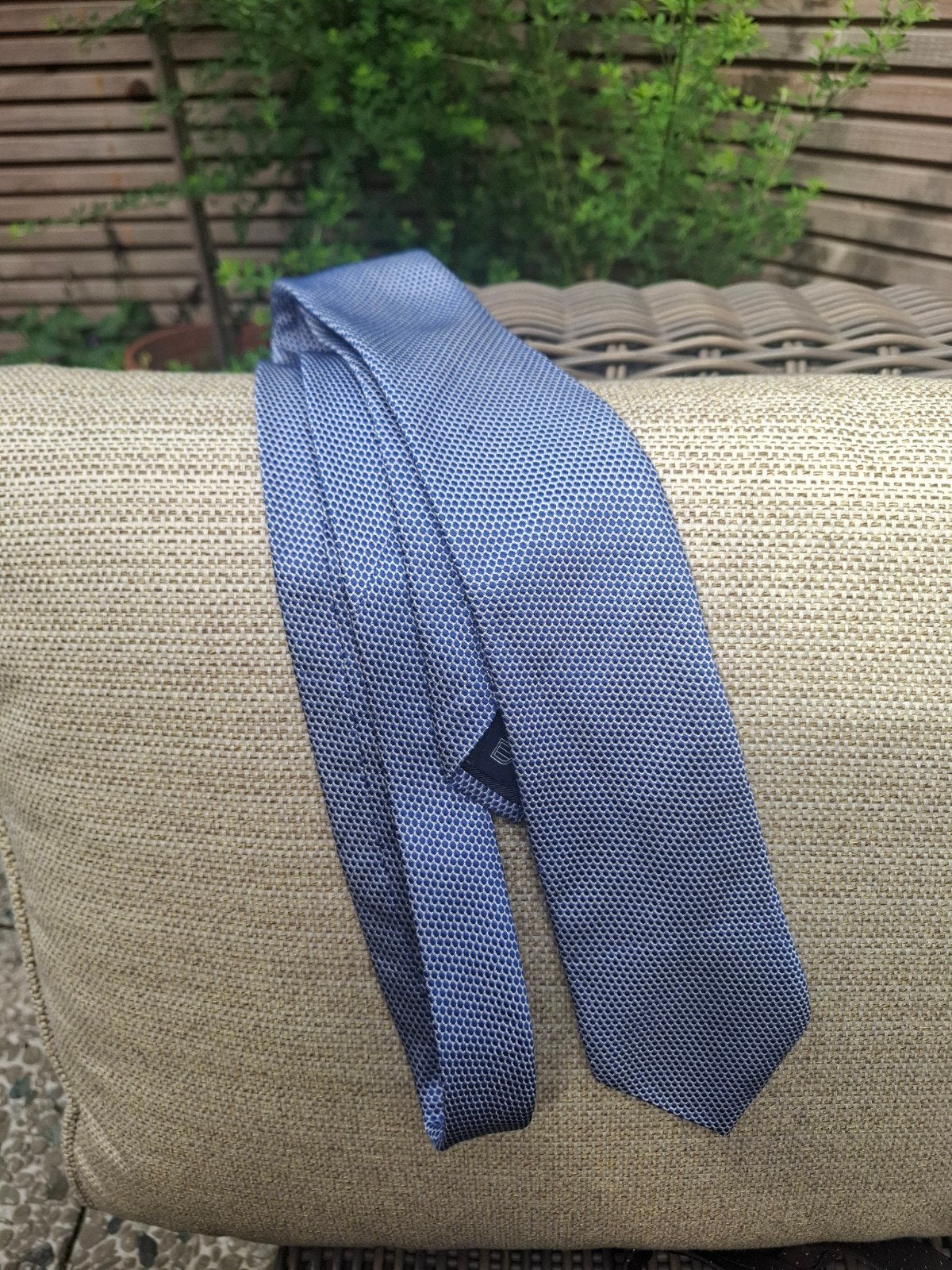 Profuomo stropdas als nieuw, Blauw, Ophalen of Verzenden, Met patroon, Profuomo