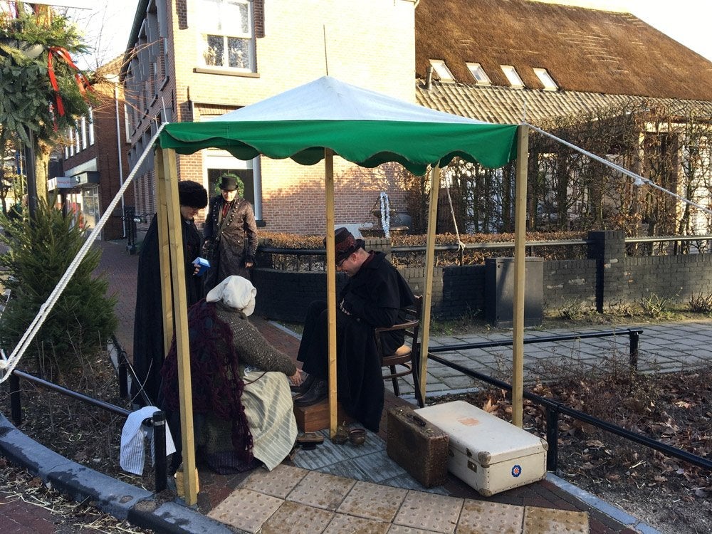 Huur vrolijke middeleeuwse afdakjes van 2 bij 1 meter, Verzenden, Zo goed als nieuw, Historisch