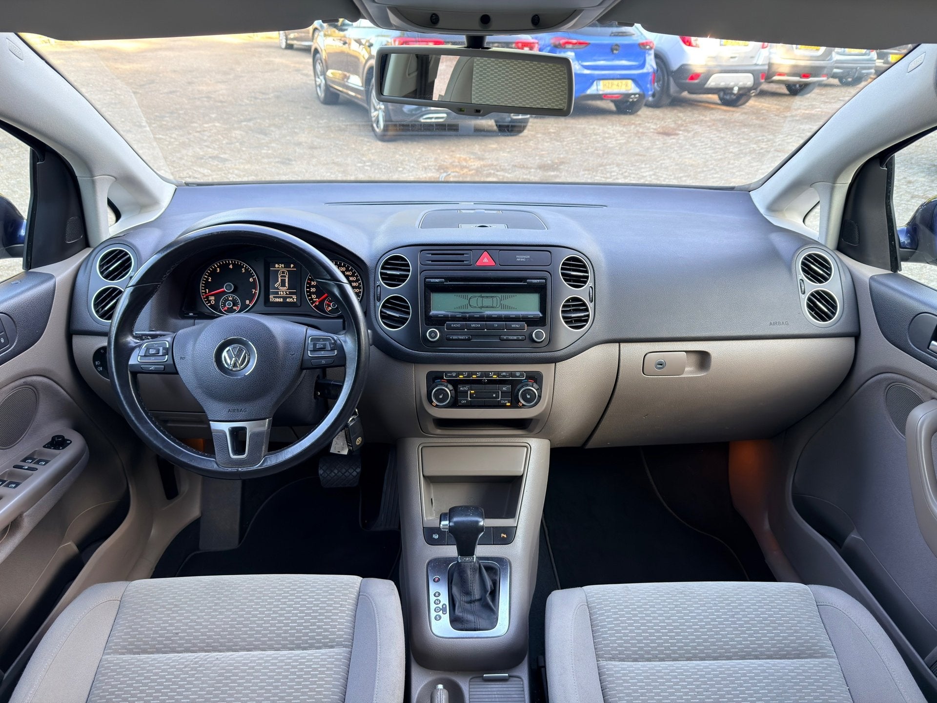Volkswagen Golf Plus 1.4 TSI Trendline Automaat, Stoelverwar, Auto's, Euro 5, Blauw, 122 pk, Bedrijf