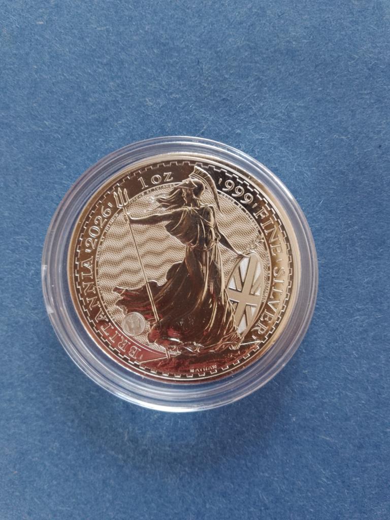 Britannia 2026 1 oz zilver, Ophalen of Verzenden, Zilver