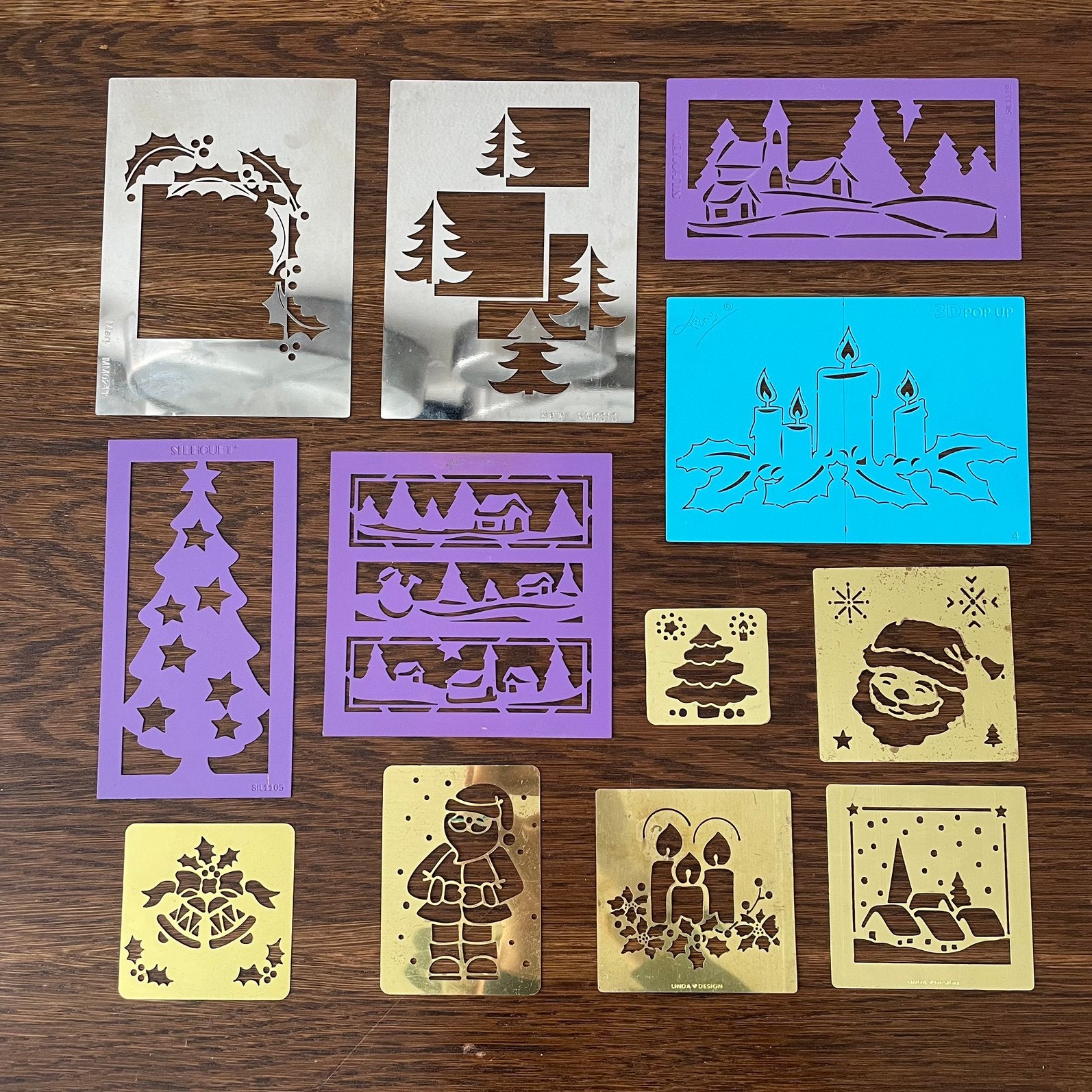 Metalen Pons/ embossing/ snijmallen > 50 stuks, samen €10,-, Ophalen of Verzenden, Zo goed als nieuw, Overige thema's, Pons of Mal