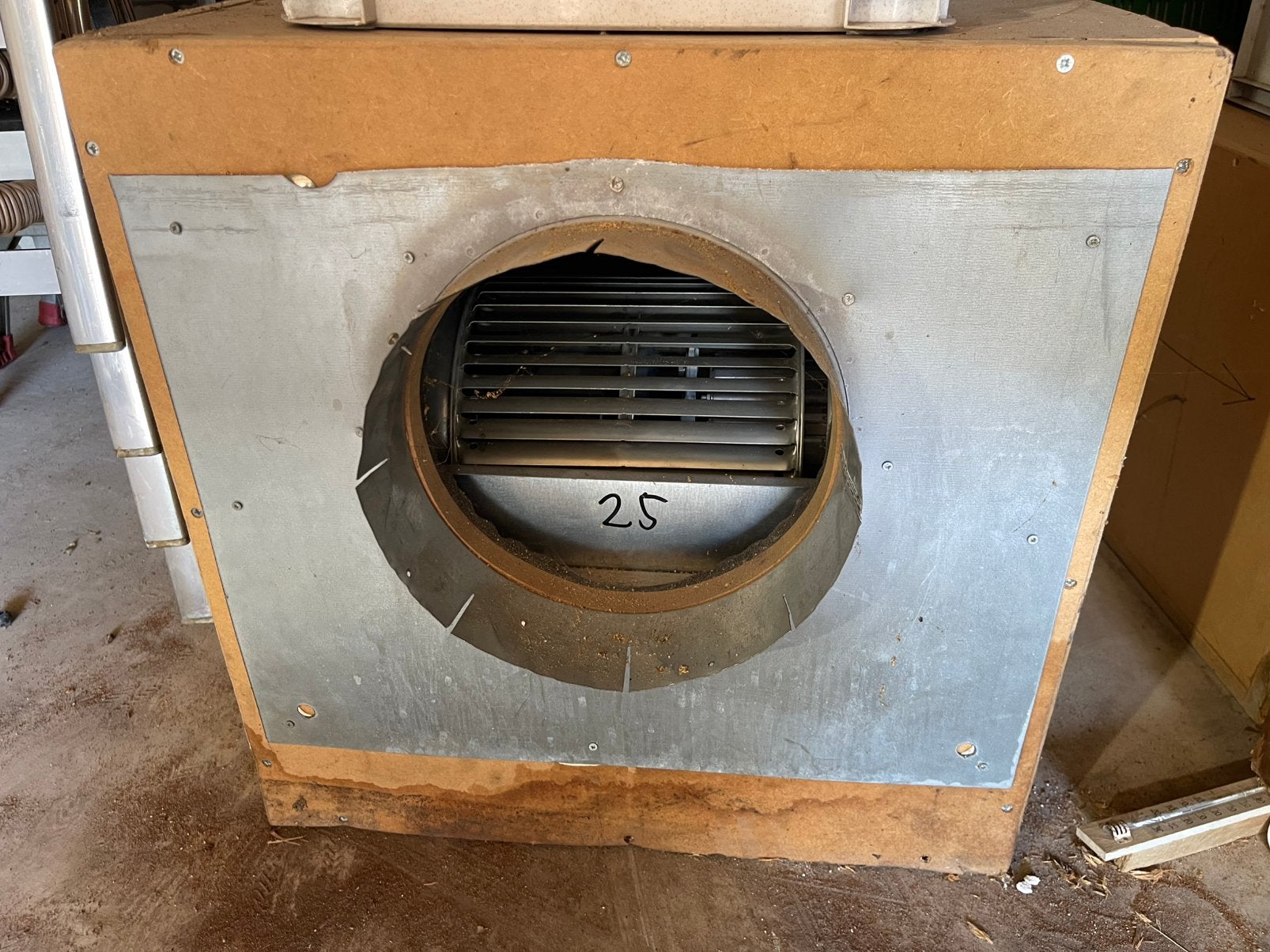 Rolventilator in kast, Ophalen of Verzenden, Ventilator